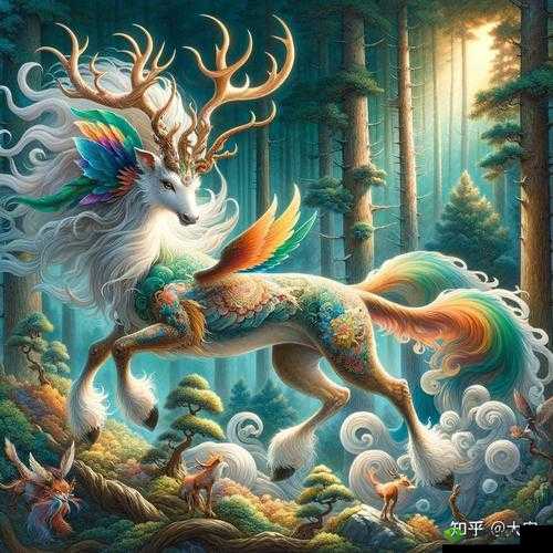 神秘鬃毛:银角狰的独特魅力