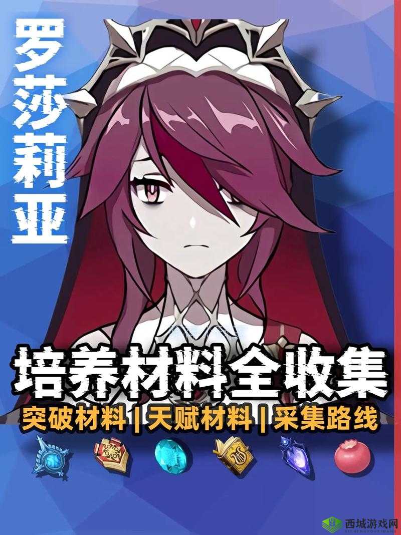 罗莎莉亚的突破之旅,材料收集与快速获取攻略