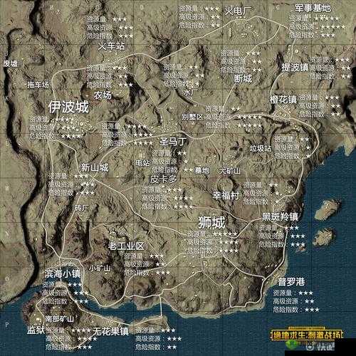 绝地求生刺激战场老图新思路,机场全图详解分享在资源管理中的重要性及策略