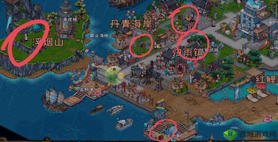 烟雨江湖虚化之地探秘,宝箱坐标全揭秘